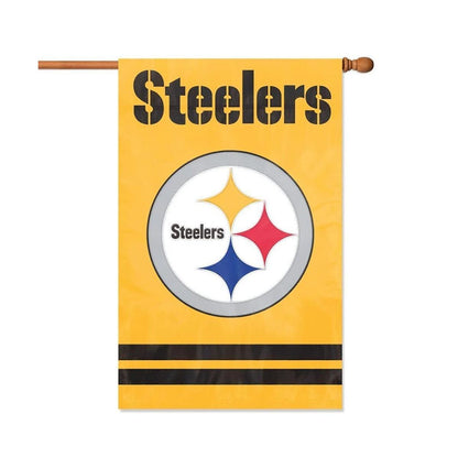 Pittsburgh Steelers Premium Double Sided Banner Flag