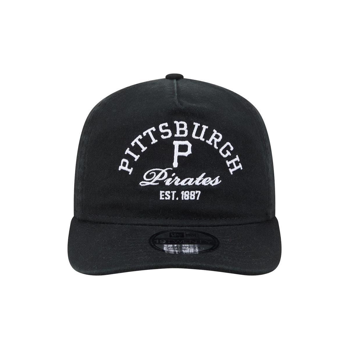 Pittsburgh Pirates New Era Stacked 19TWENTY Adjustable Hat