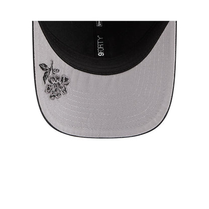 Pittsburgh Pirates Black Tonal Floral Mesh Women's 9FORTY Snapback