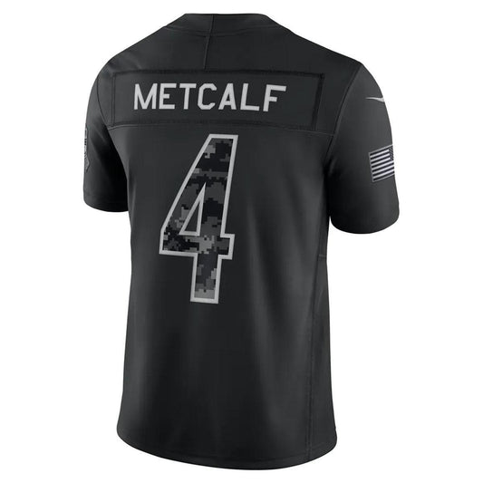 DK Metcalf #4 Pittsburgh Steelers Nike 2026 Salute to Service Jersey