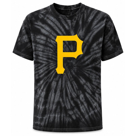 Pittsburgh Pirates Icon Black Tie Dye Tee