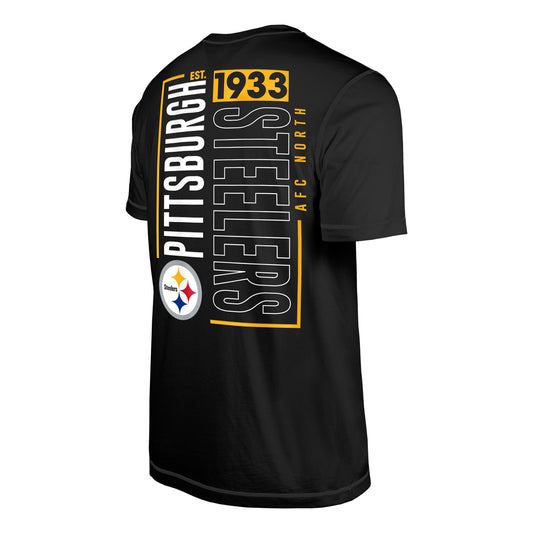 Pittsburgh Steelers Men's New Era Back Graphic Short Sleeve Tee