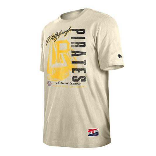 New Era Pittsburgh Pirates National League Cream Tee