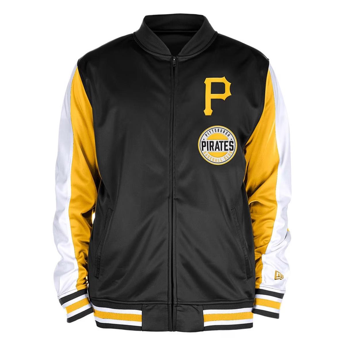 Pittsburgh Pirates Black Game Day Track Jacket