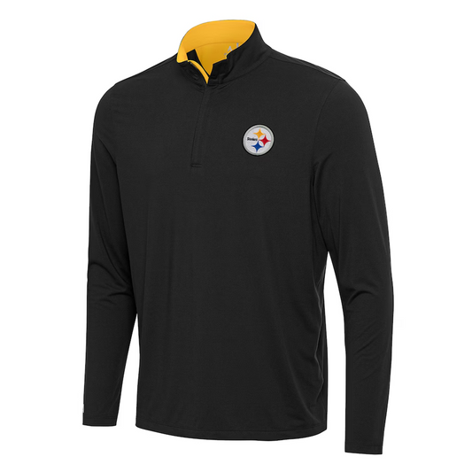 Pittsburgh Steelers Antigua Content Quarter-Zip Pullover Top