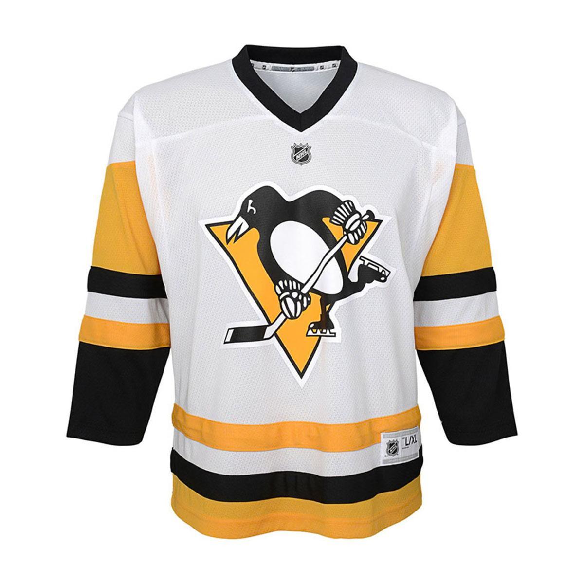 Pittsburgh Penguins Youth White Replica Away Hockey Jersey