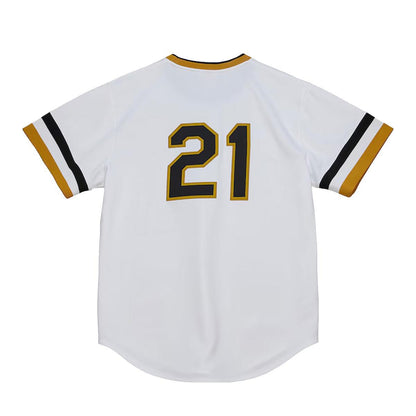 Men's Roberto Clemente White Pittsburgh Pirates 1971 Authentic Jersey