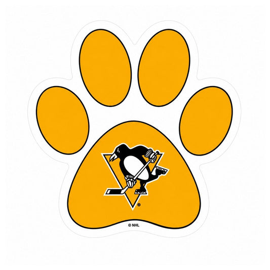 Pittsburgh Penguins Paw Print 3" Sticker
