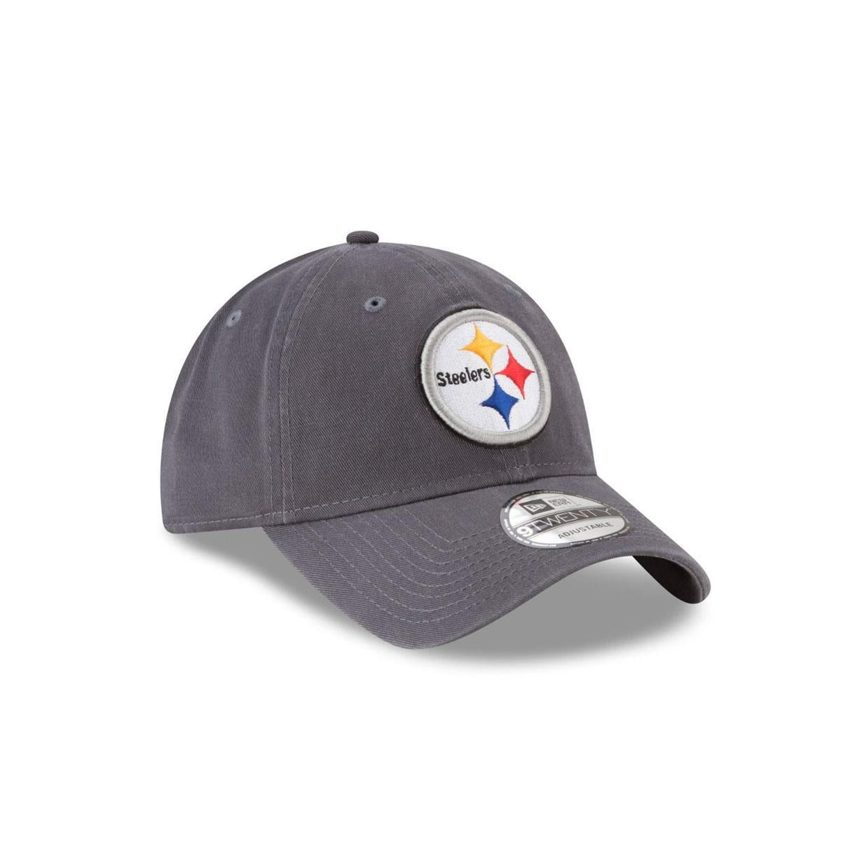 Pittsburgh Steelers New Era 9TWENTY Core Classic Charcoal Hat