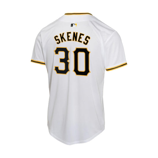 Paul Skenes #30 Nike Pittsburgh Pirates Youth White Home Game Jersey