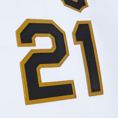 Men's Roberto Clemente White Pittsburgh Pirates 1971 Authentic Jersey