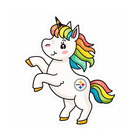 Pittsburgh Steelers Unicorn 3" Sticker