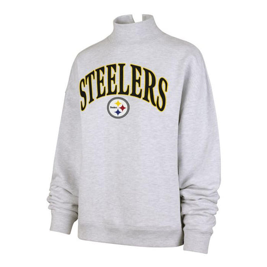 Pittsburgh Steelers Women's '47 Vintage Mock Neck Pullover