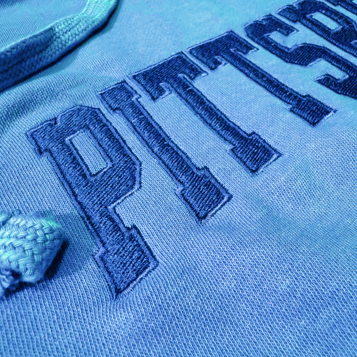 Icy Blue Pittsburgh Hoodie