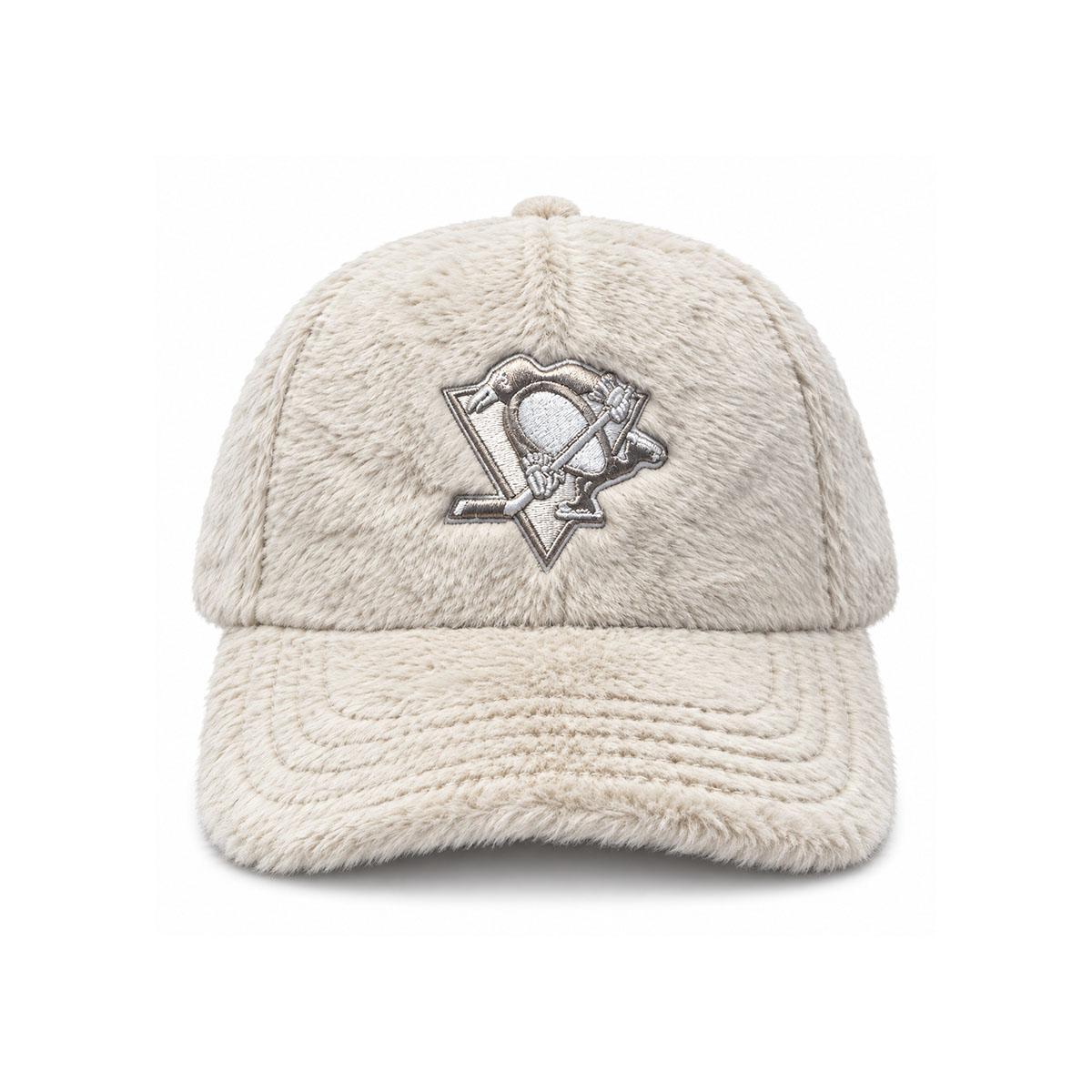 Pittsburgh Penguins Fuzzy Curved Starfit Adjustable Hat