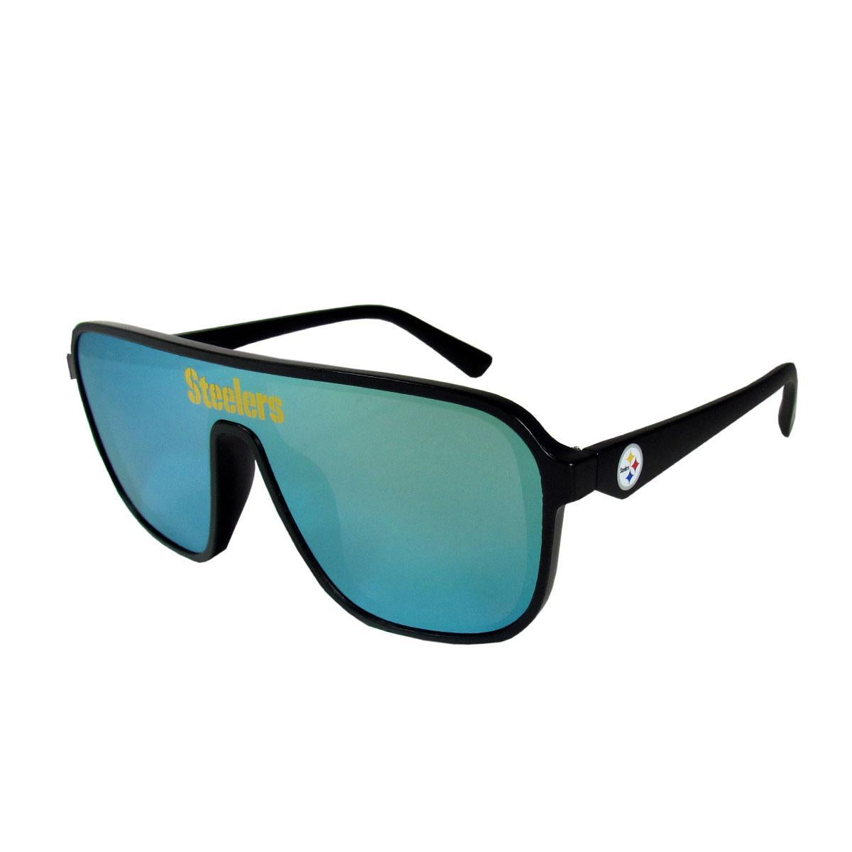 Pittsburgh Steelers Aviator Shield Sunglasses