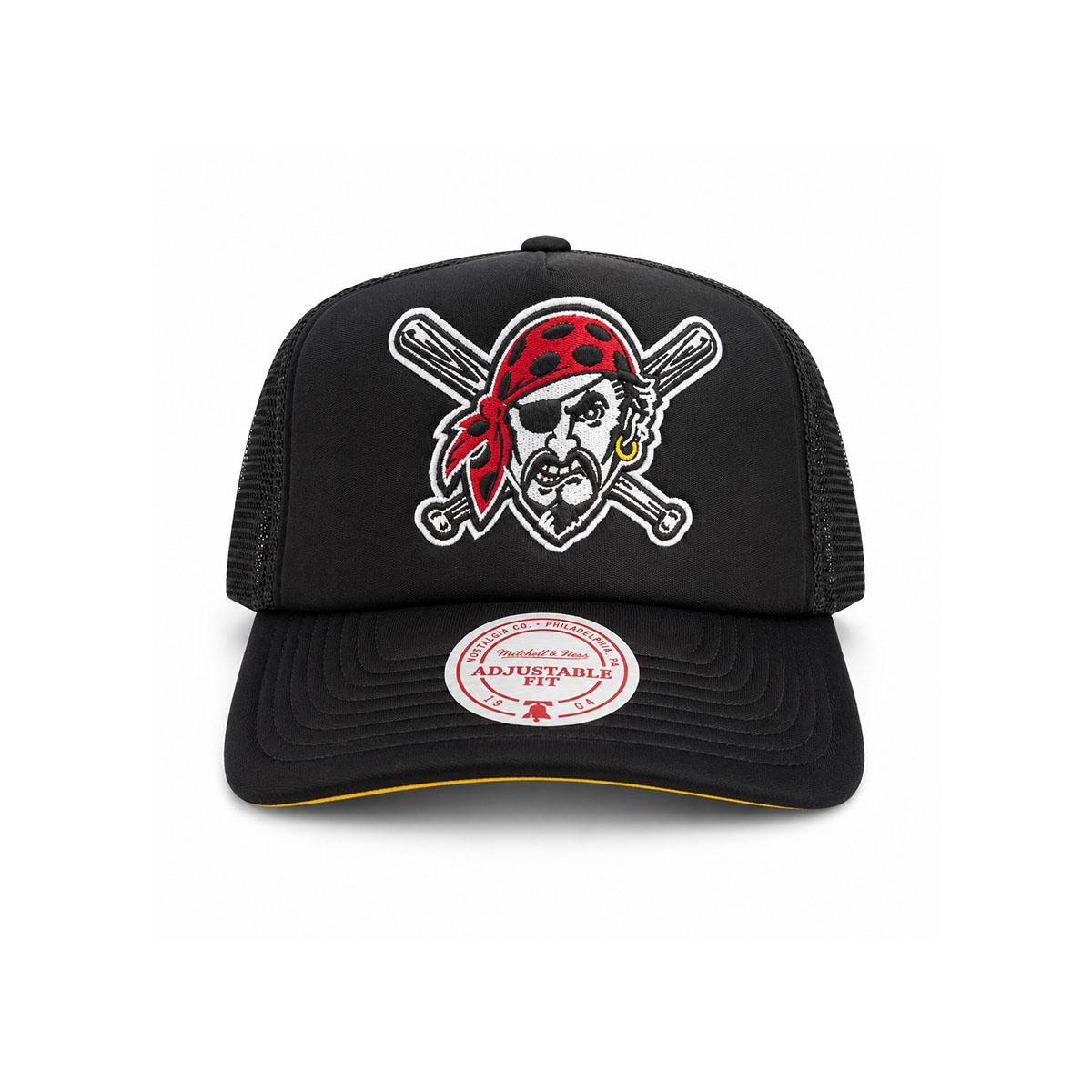 Pittsburgh Pirates Mitchell & Ness Evergreen Foam Front Trucker