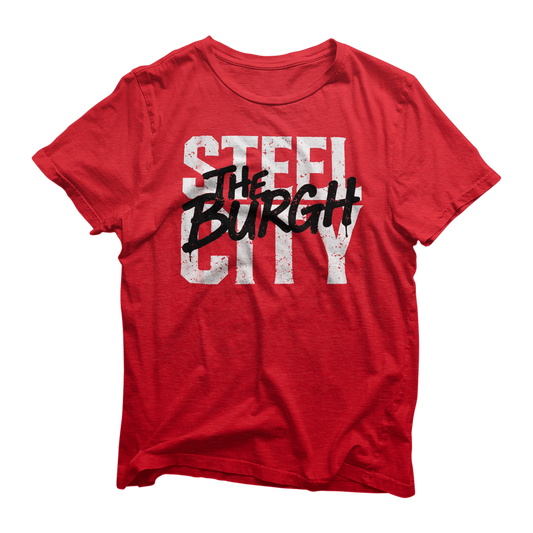 STEEL CITY The Burgh Tee x Red