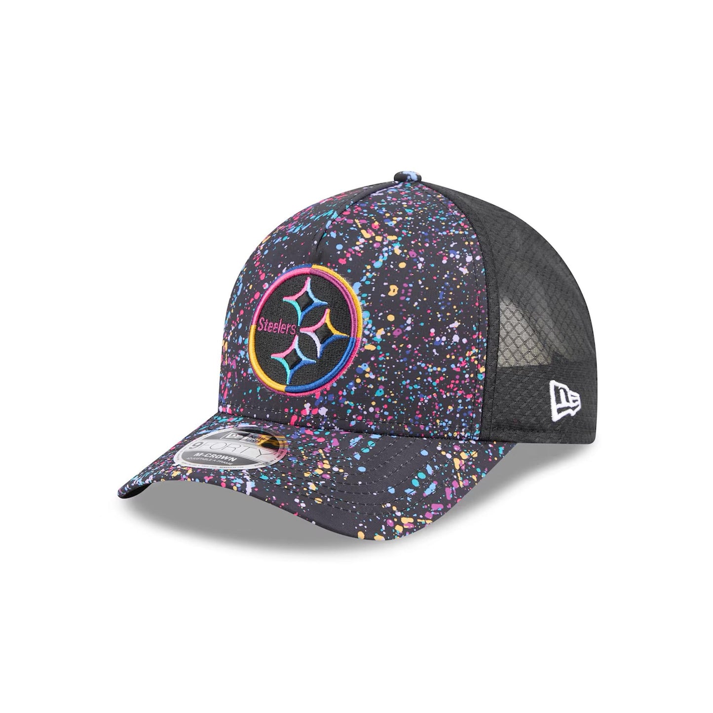 Pittsburgh Steelers New Era 2025 NFL Crucial Catch 9FORTY Adjustable Hat