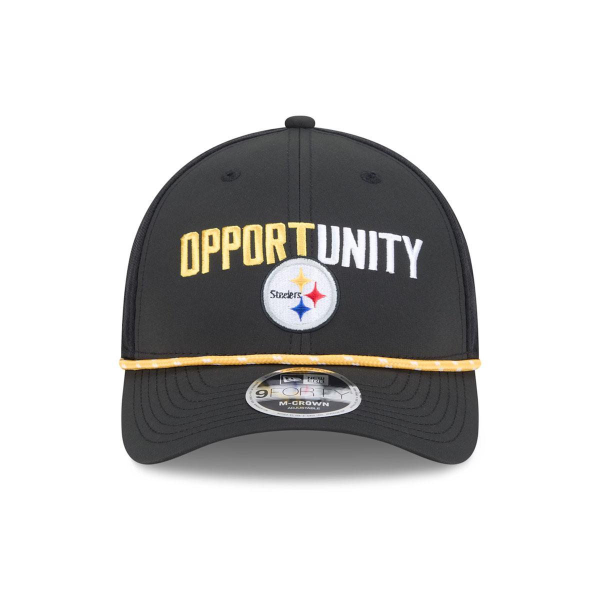 Pittsburgh Steelers New Era 2025 Inspire Change 9FORTY M-Crown Adjustable Hat