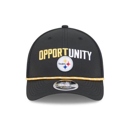 Pittsburgh Steelers New Era 2025 Inspire Change 9FORTY M-Crown Adjustable Hat