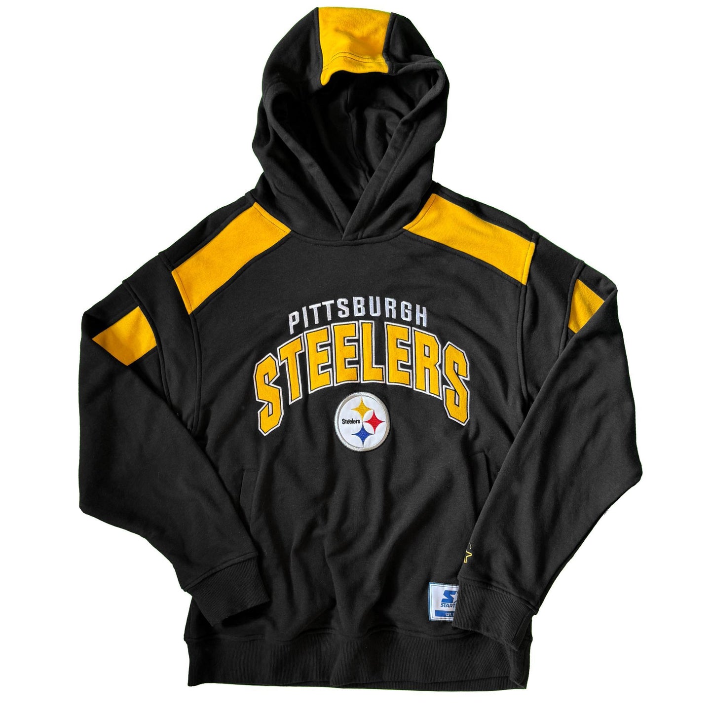 Starter Pittsburgh Steelers Pullover Hooded Sweatshirt