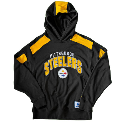 Starter Pittsburgh Steelers Pullover Hooded Sweatshirt