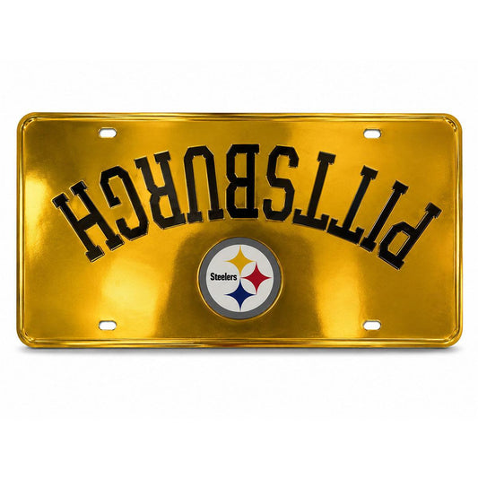 Pittsburgh Steelers Turnover Design Specialty Acrylic License Plate