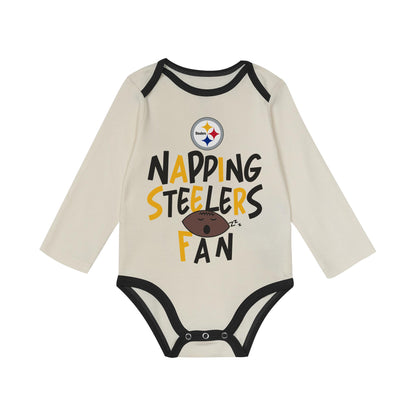 Napping Steelers Fan 3-Piece Set