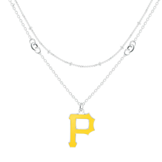 Pittsburgh Pirates Dual Fancy Chain Necklace
