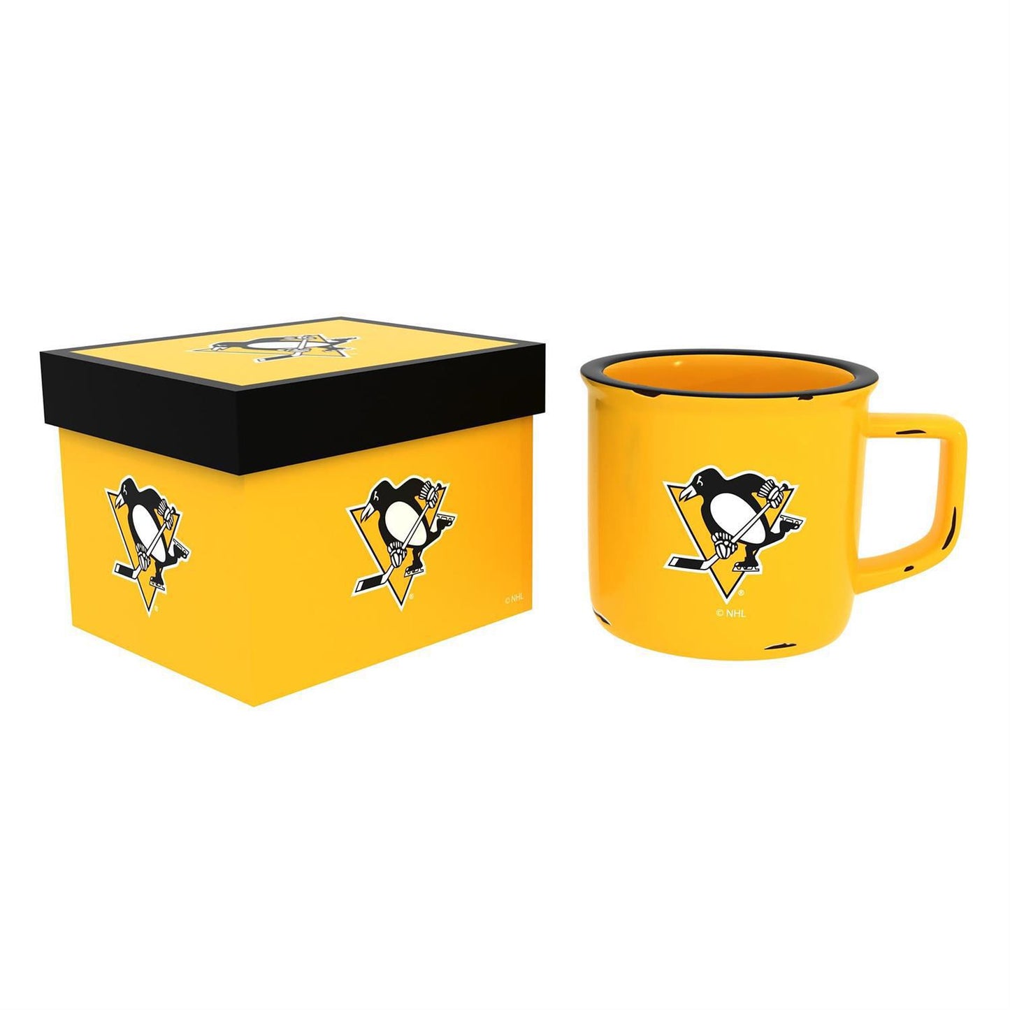 Pittsburgh Penguins 14oz. Ceramic Camp Cup with Gift Box