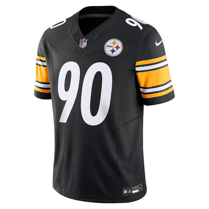 Pittsburgh Steelers T.J. Watt #90 Men's Nike Vapor F.U.S.E. Limited Jersey