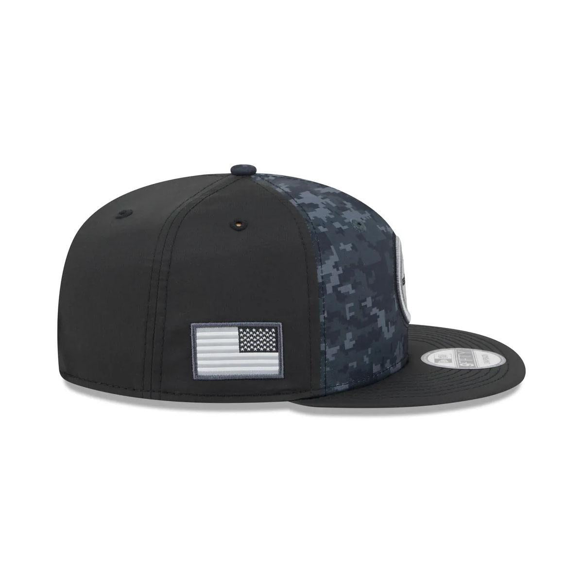 Pittsburgh Steelers New Era Black 2026 Salute To Service 9FIFTY Snapback Hat