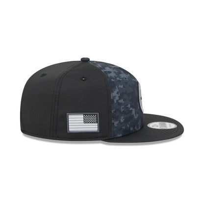 Pittsburgh Steelers New Era Black 2026 Salute To Service 9FIFTY Snapback Hat