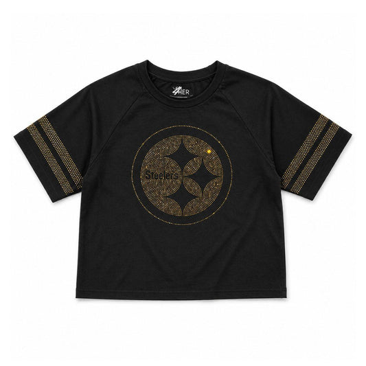 Pittsburgh Steelers Women's Gold Rhinestone Top