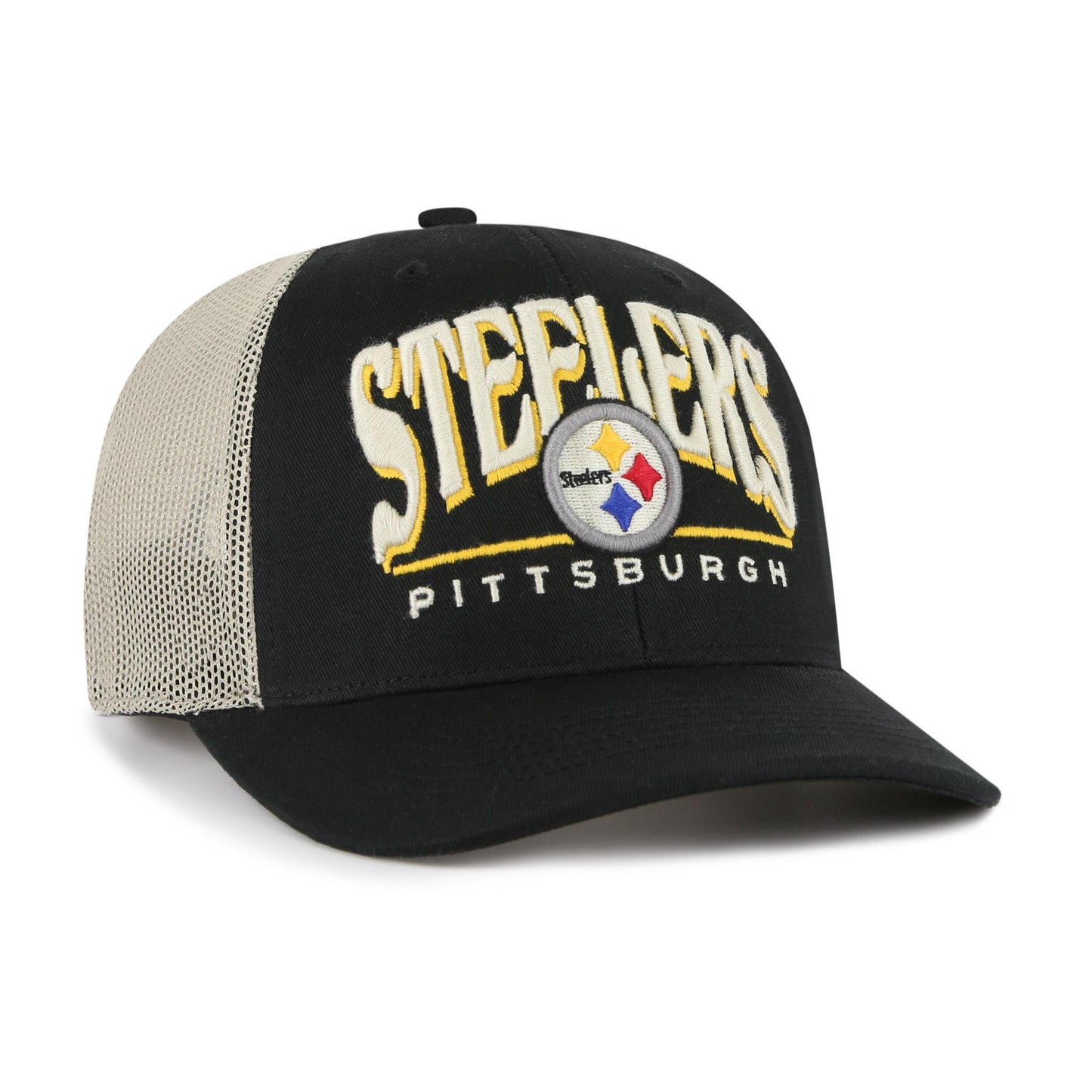 Pittsburgh Steelers Classic Black '47 Adjustable Trucker Hat