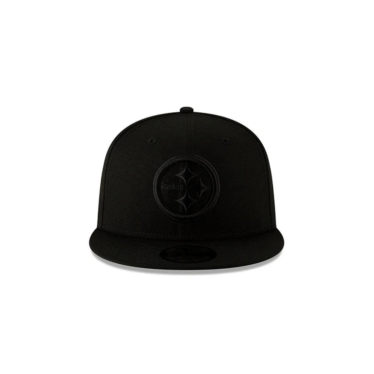 Pittsburgh Steelers Black on Black NFL 9FIFTY Snapback