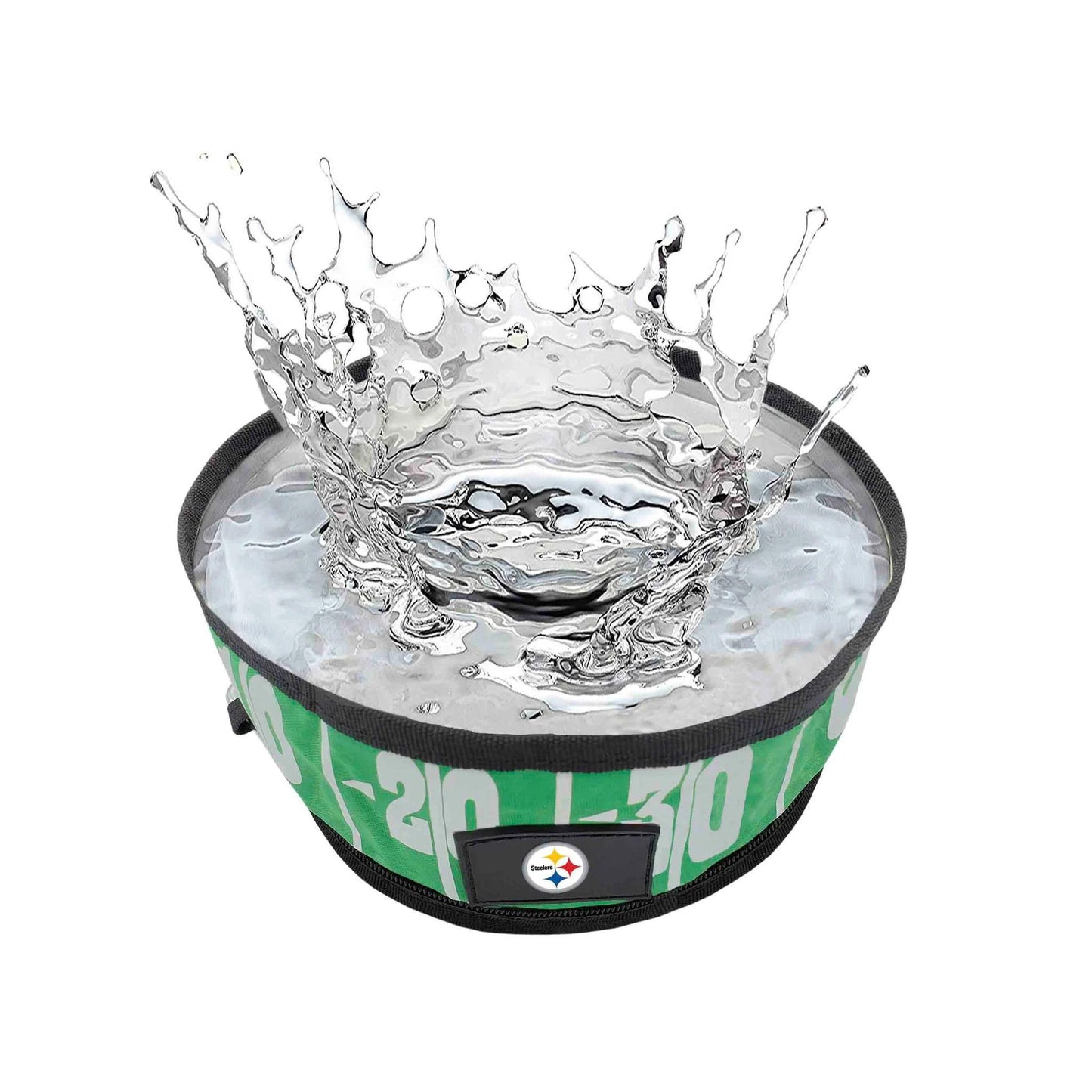 Pittsburgh Steelers Collapsible Pet Bowl