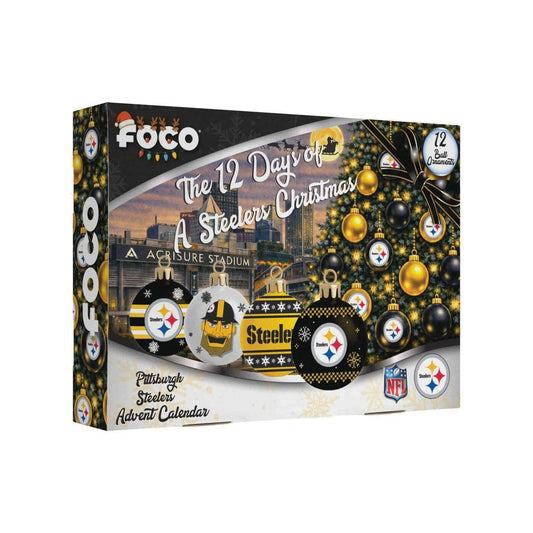 Pittsburgh Steelers Ornament Set Advent Calendar