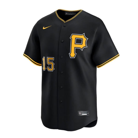 Oneil Cruz #15 Nike Pittsburgh Pirates Black Alt Limited Baseball Jersey