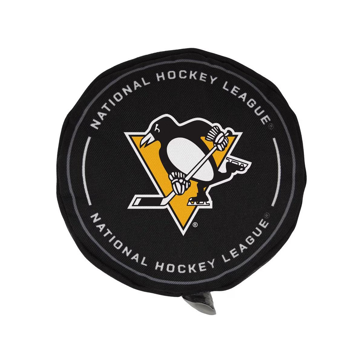 Pittsburgh Penguins Hockey Puck Dog Toy