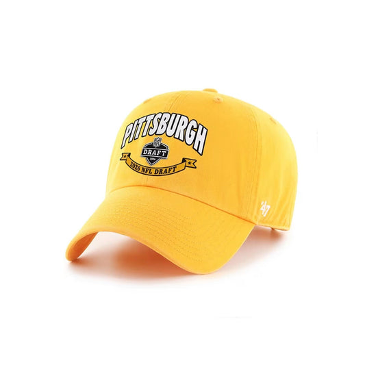 '47 Pittsburgh Steelers 2026 NFL Draft Clean Up Gold Adjustable Hat