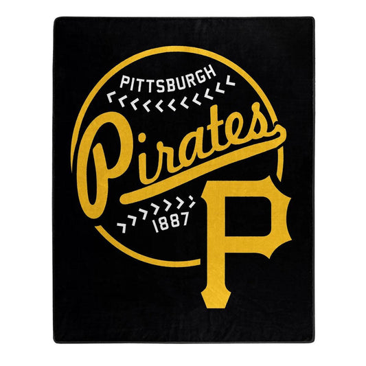 Pittsburgh Pirates Plush 50"x60" Throw Blanket