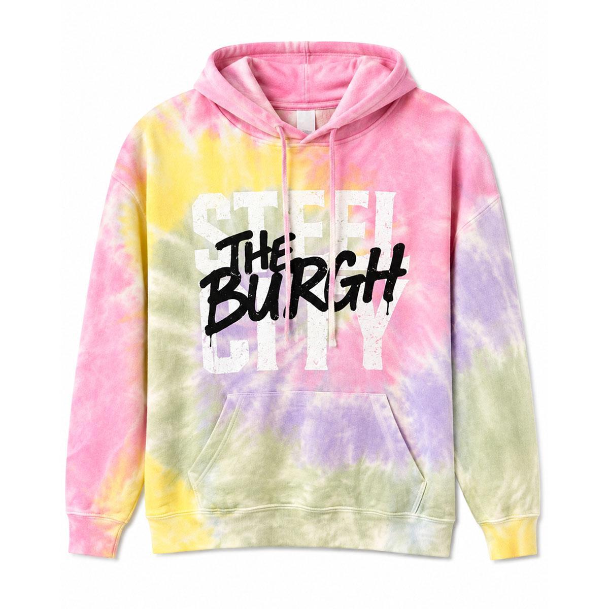 STEEL CITY The Burgh Hoodie x Pastel Tie Dye