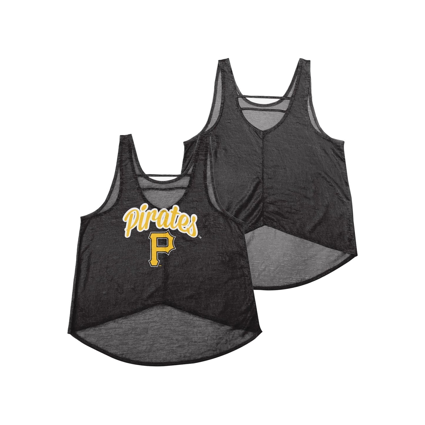 Pittsburgh Pirates Women's Burn Out Sleeveless Top