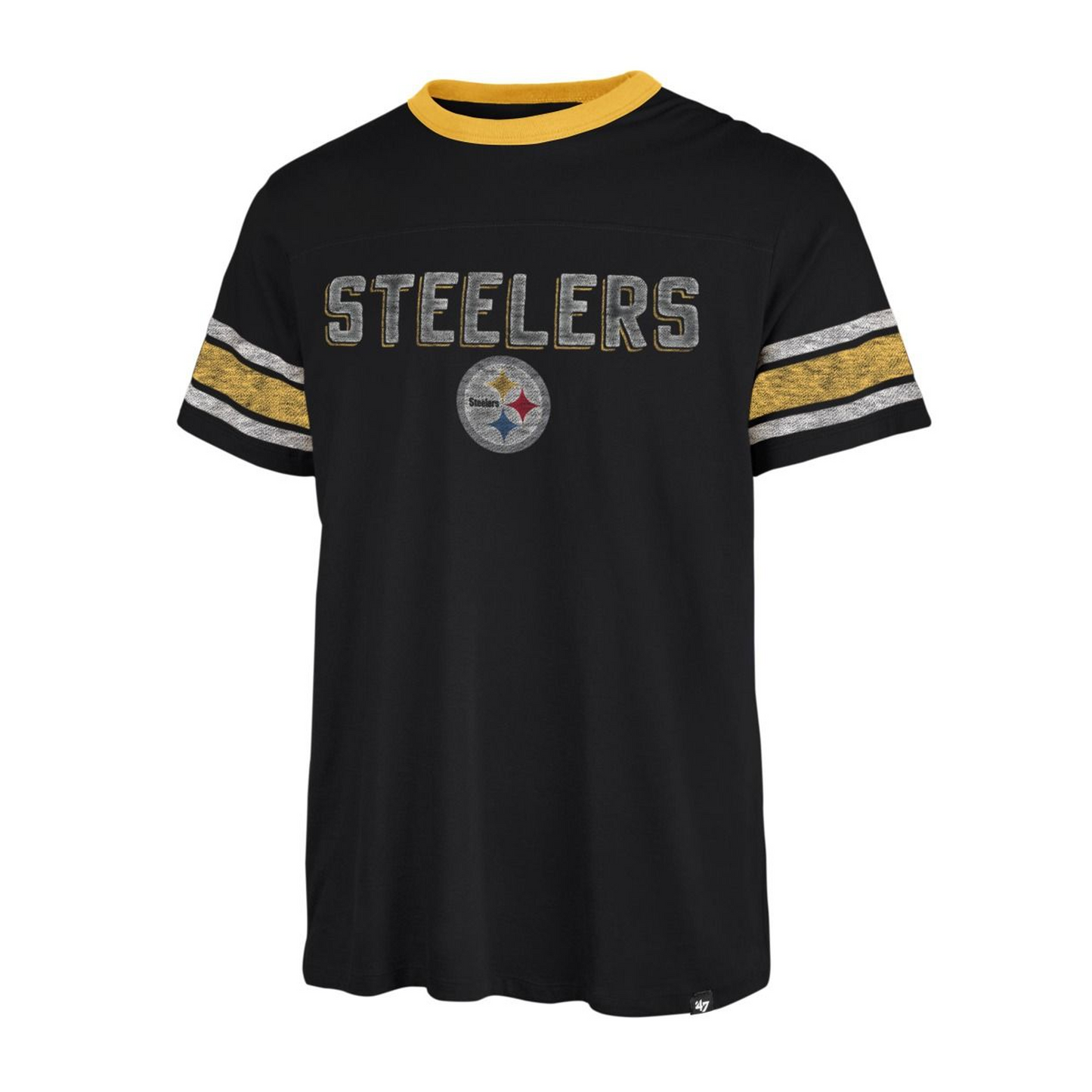 Pittsburgh Steelers Men's '47 Over Pass Short Sleeve Tee