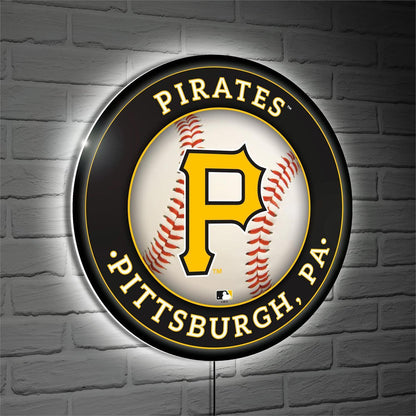 Pittsburgh Pirates 23" LED XL Round Wall Decor