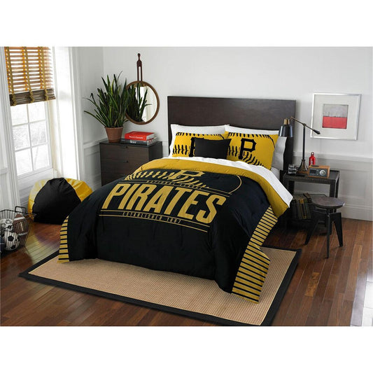Pittsburgh Pirates The Northwest Company Grand Slam Full/Queen Comforter Set