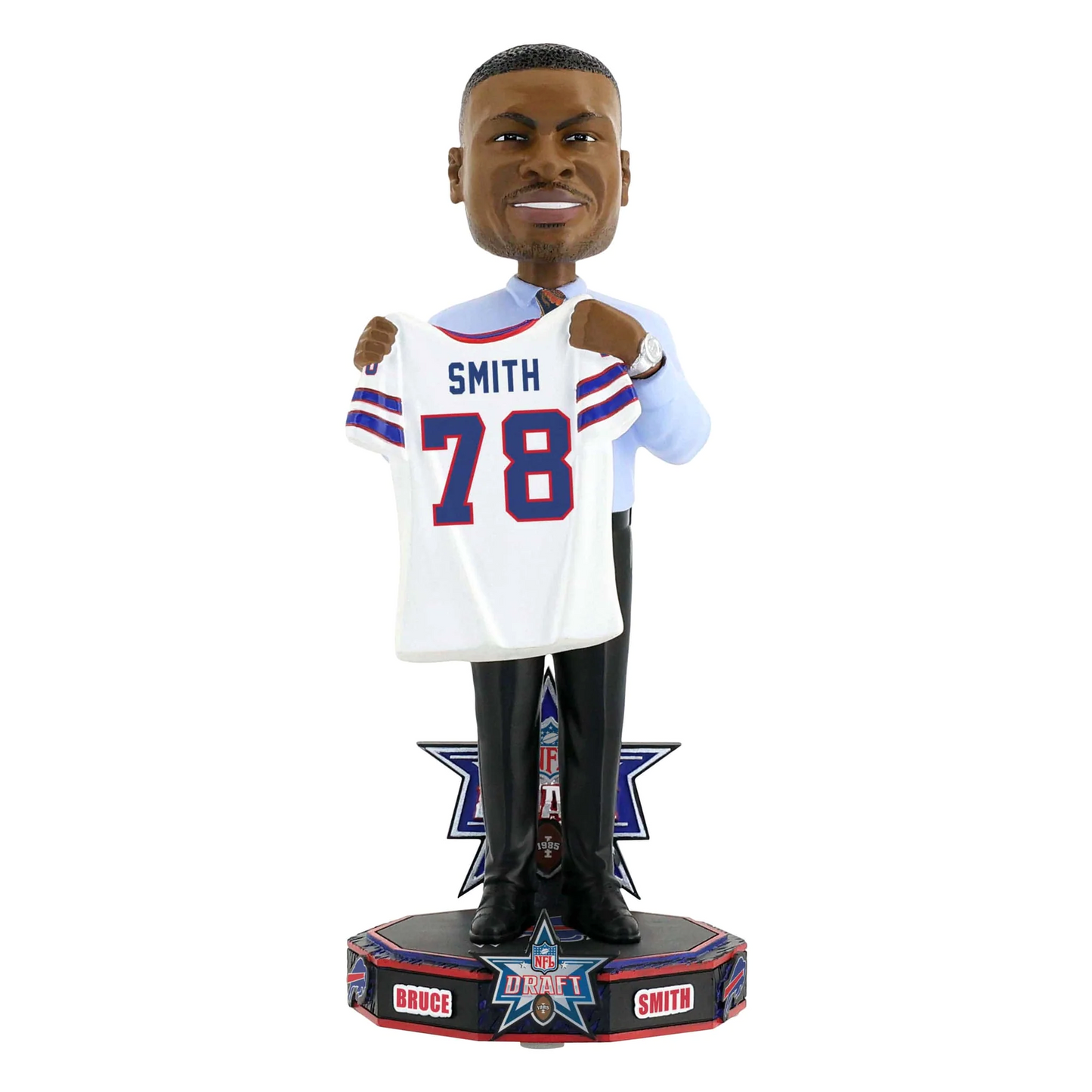 Bruce Smith Buffalo Bills 1985 NFL Draft Pick Bobblehead