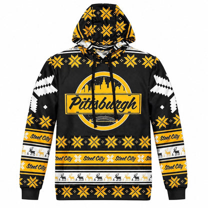Pittsburgh Ugly Sweater Hoodie
